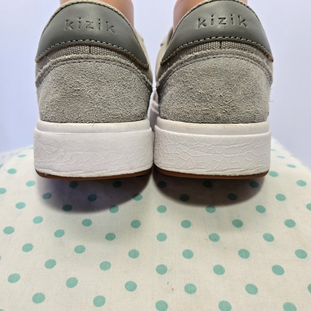 Kizik 'Prague' Women's 9 / Men's 7.5 Hands Free Slip On Sneaker Granite Gray - Picture 11 of 16